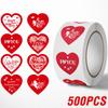 100-500Pcs Premium-Quality Red Superior-Grade Love Premium-Quality Stickers High-Standard Happy Top-Grade Valentine'S Superior-Grade Day Top-Grade