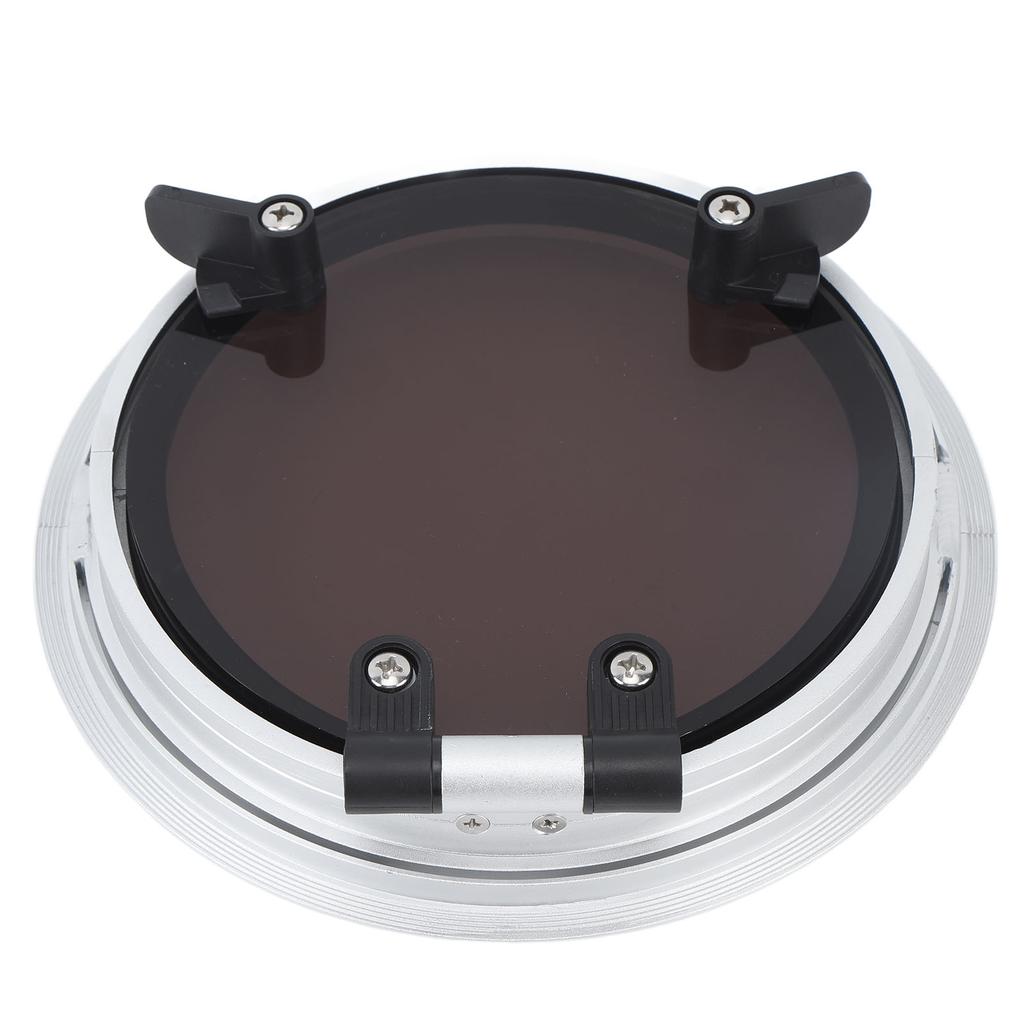 Yacht Porthole 9 Inches Round Marine Grade Aluminum Porthole Inward Opening Boat Transparent Window
