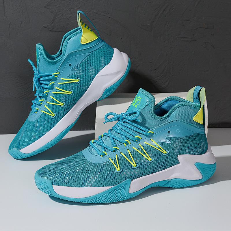 Herren Sommer Mesh Basketball Sneaker - Atmungsaktiv, Weiche Sohle, Rutschfeste Low-Top Laufschuhe