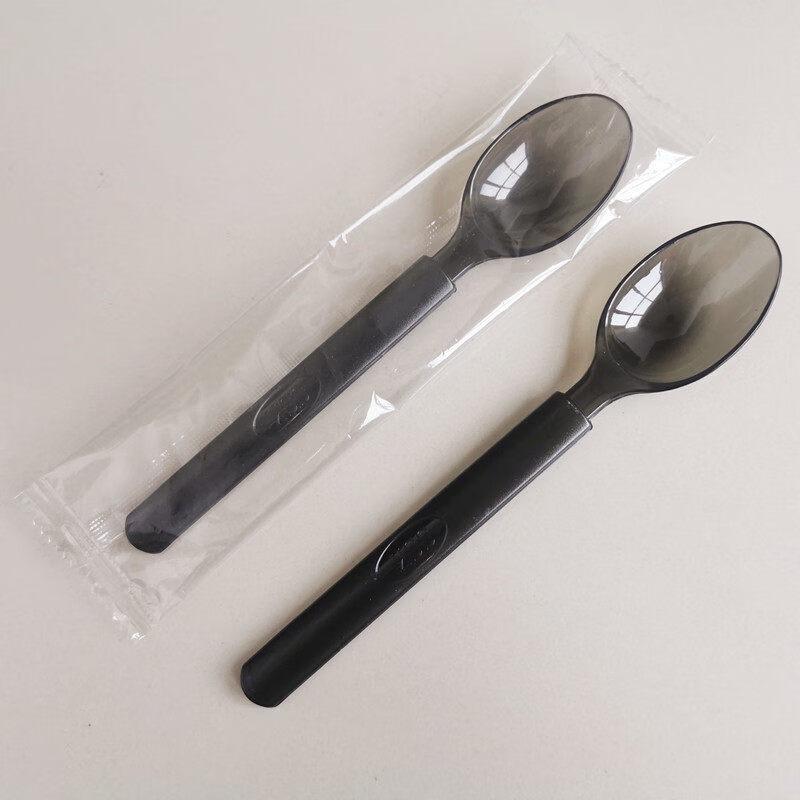 ZISIZ Individually Wrapped Plastic Spoons