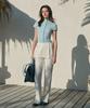 KANDINI Cream Semi-Bootcut Wrap Pants (Summer Ver)