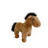Cute Simulated Pony Doll Cute White Brown Horse Plush Toy For Boys Gift Bedroom Ornament