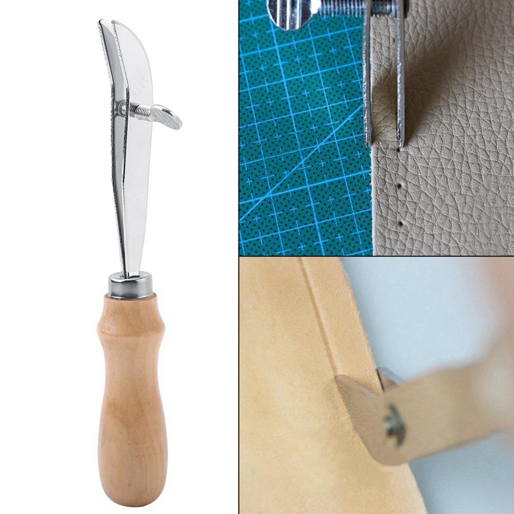 Adjustable Leather Creasing Tool Outside Edge Leather Crimping Tool  DIY Leather Craft