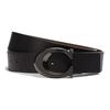 COACH Debossed Signature Leather Reversible Belt Men's Black (Unisex) Leather Belts CQ013QBLVW