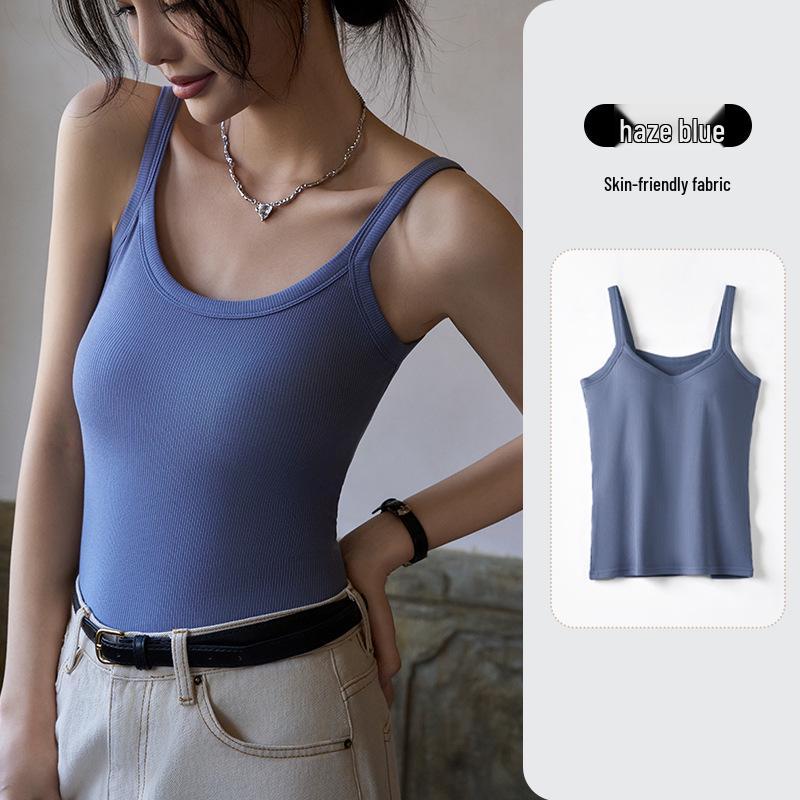 Damen Ärmelloses Anti-Expositions-Camisole-Top - Sommer Ober- und Unterbekleidung Basis, Seitliche Fettabdeckung