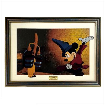 Tenyo [Made In Japan] 200 Piece Jigsaw Puzzle Film Art Gallery Jigsaw Puzzle Disney Fantasia (22.5x32cm) D-200-908 with Glue, Spatula and Service Card