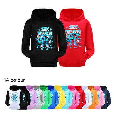 5192 Kids Boys Girls Steal a Brainrot 67 Six Seven Printed Casual Long Sleeves Hoodies Top