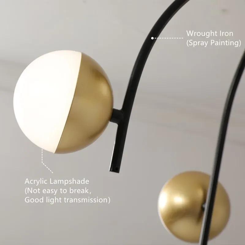 Modern Vintage Ceiling Light Led Design Living Dining Bedroom Kitchen Study Ceiling Light Black Gold Foyer Indoor House Light