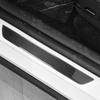 2Pcs Carbon Fiber Rear Door Sill Welcome Step Cover For Tesla Model 3 Y 2017-22