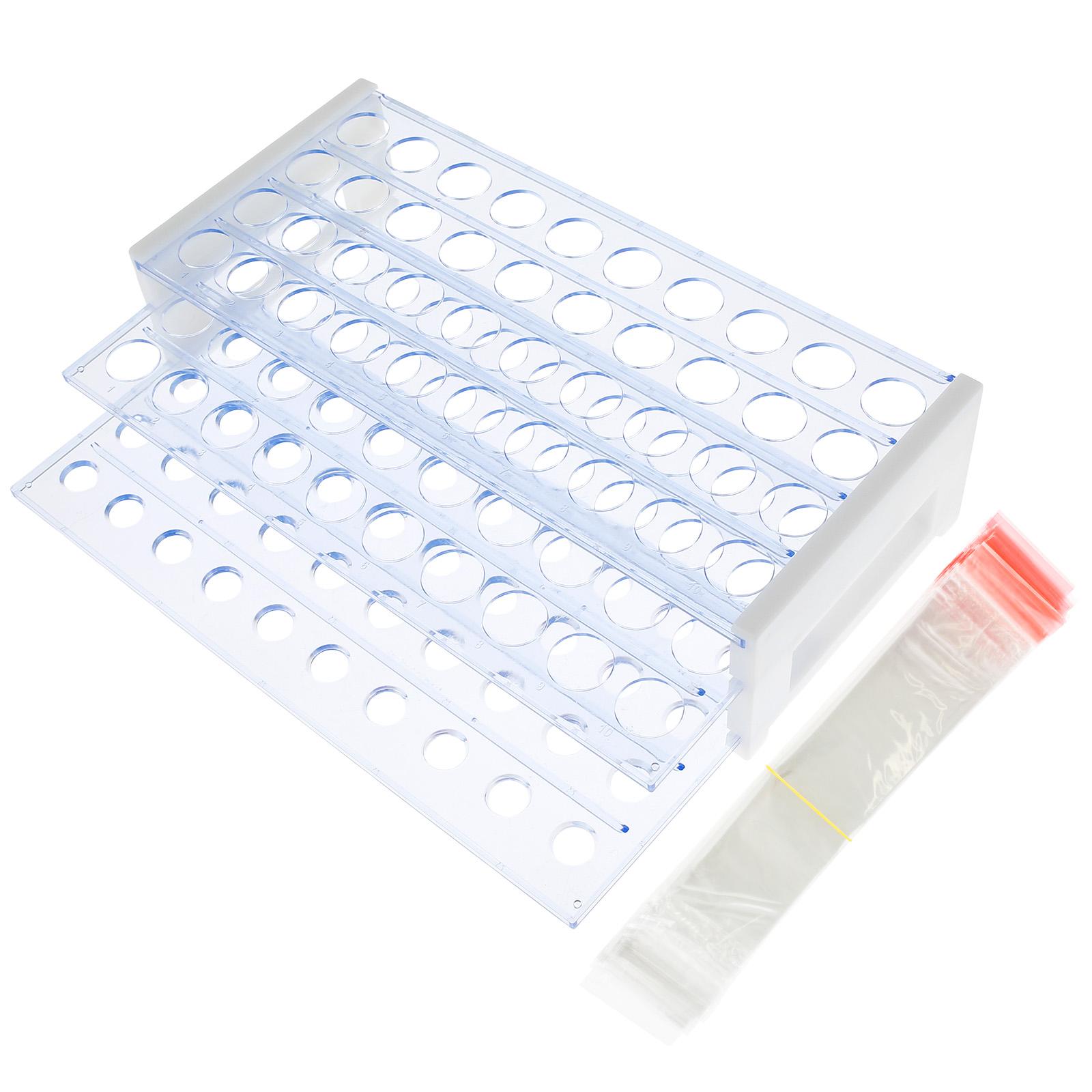 

3 Tiers 40 Holes Lollipop Display Stand for Cookies Candy Multipurpose Pretzel Rod Holder Clear Pretzel Sticks Holder With