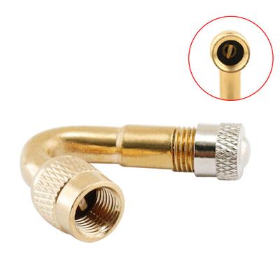 45/90/135 Degree Angle Brass Bike Air Tyre Valve Extender Bike Motorcycle Valve Adaptor Tyre Inflatable Tube Extension Adapter