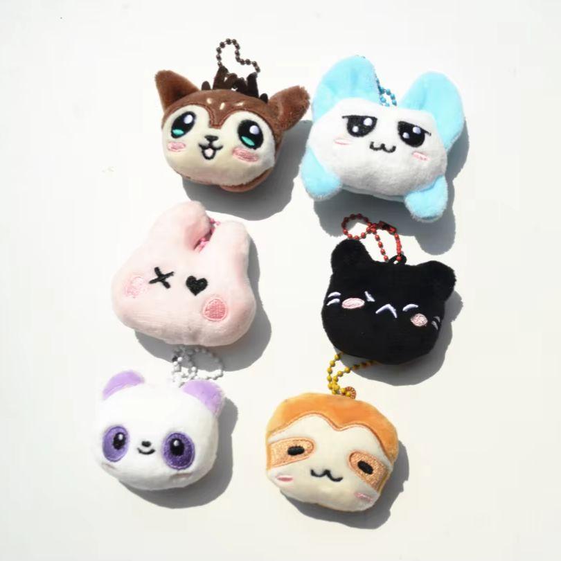 Kpop Cartoon Babymonster Plushy Keycharm Sweet Beast Keycharm Rami Ahyeon Rora Asa Pouch Accessories Otaku Treat