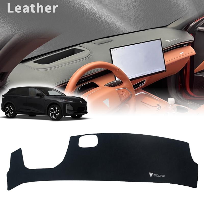 fit for Changan CCAG DEEPAL S07 Car Accessories Dashmat Dashboard Cover Pad DashMat Sunshade Protective Carpet Leather