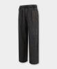 BIRBANTE Garment-Washed Comfort Loose Fit One-Pleat Sweatpants - Charcoal
