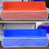 Bathtub Toy Storage Rack Splash Guard with Suction Cups Foldable Design Slip-Resistant