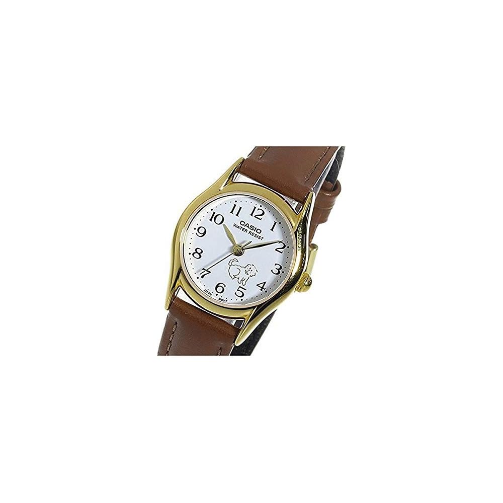 [Casio] Casio LTP-1094Q-7B7 Basic Analog White Dial Dog Women's Watch [Parallel Import]