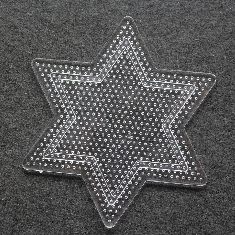 2.6mm Hama Beads Pegboard Mini Template Board Pixel Art Tool Circular Square Educational DIY Figure Material Board