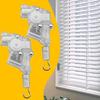 Wand Tilter 2 Pieces Hexagon-Shaped Blinds Control Wand Tilter Hook Connection Tool Maintenance Hardware For Apartment Cafe