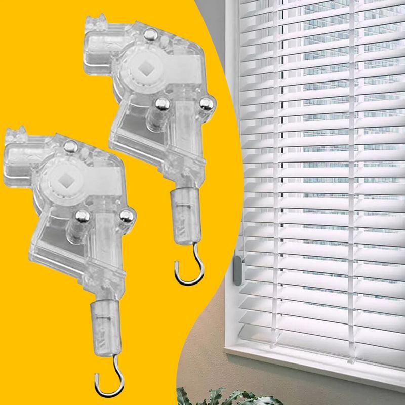 Wand Tilter 2 Pieces Hexagon-Shaped Blinds Control Wand Tilter Hook Connection Tool Maintenance Hardware For Apartment Cafe