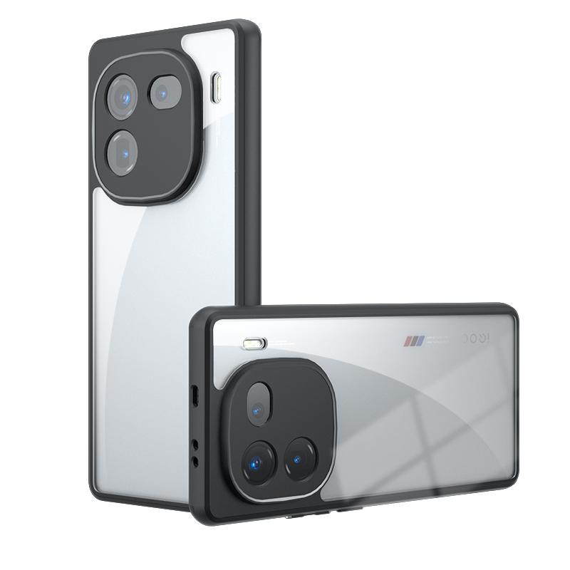 

Для vivo iQOO Neo9 Neo 9 9s Pro матовый против отпечатков пальцев прозрачный цветной противоударный чехол из ТПУ с защитой от падения, не желтеющий, защитная задняя крышка iQOO Neo9s Pro прозрачный