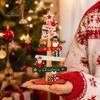 Charming Xmas Tabletop Ornaments Christmas Tree Ornament, Wooden Letter Sign Decorative Small Festive Accents for Office Compact Stable Party Supplies
