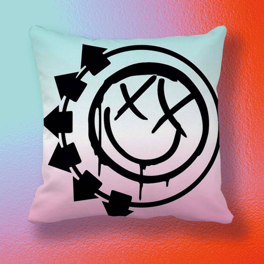 Punk B-Blink-182 Band  Pillow cover gift High definition digital printing,Surprise vivid pattern Household.