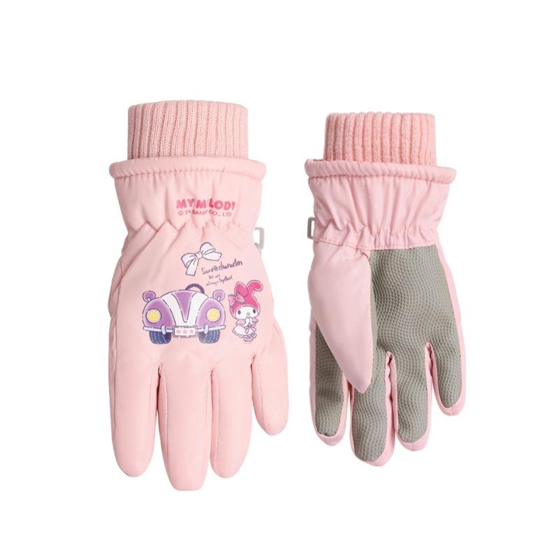 Children's Gloves Winter Skiing Waterproof and Warm Boys and Girls Finger Children Baby Five Fingers Outdoor Windproof Snow