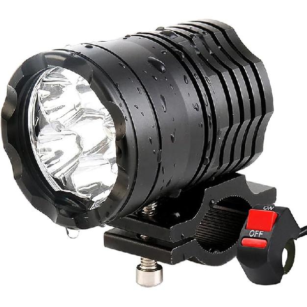 Motorcycle Driving Lights 12-60V 40W 3600LM LED Fog Lights for ATV UTV Bike Car Truck Boat Forklift Waterproof LED Spotlights with 6 Light Beads High