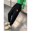 Brand Foreign Trade Children's Clothing 2026 Autumn and Winter New Cartoon Print Children's Jogger Sweatpants Fleece-Lined Baby Sports Pants