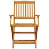 3 Piece Foldable Bistro Set Solid Acacia Wood