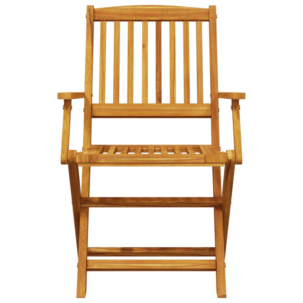 3 Piece Foldable Bistro Set Solid Acacia Wood
