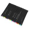 0.4mm Thin Tip Fineliner Pens 24 Colors Drawing Markers Fineliner Color Pens Set Journaling