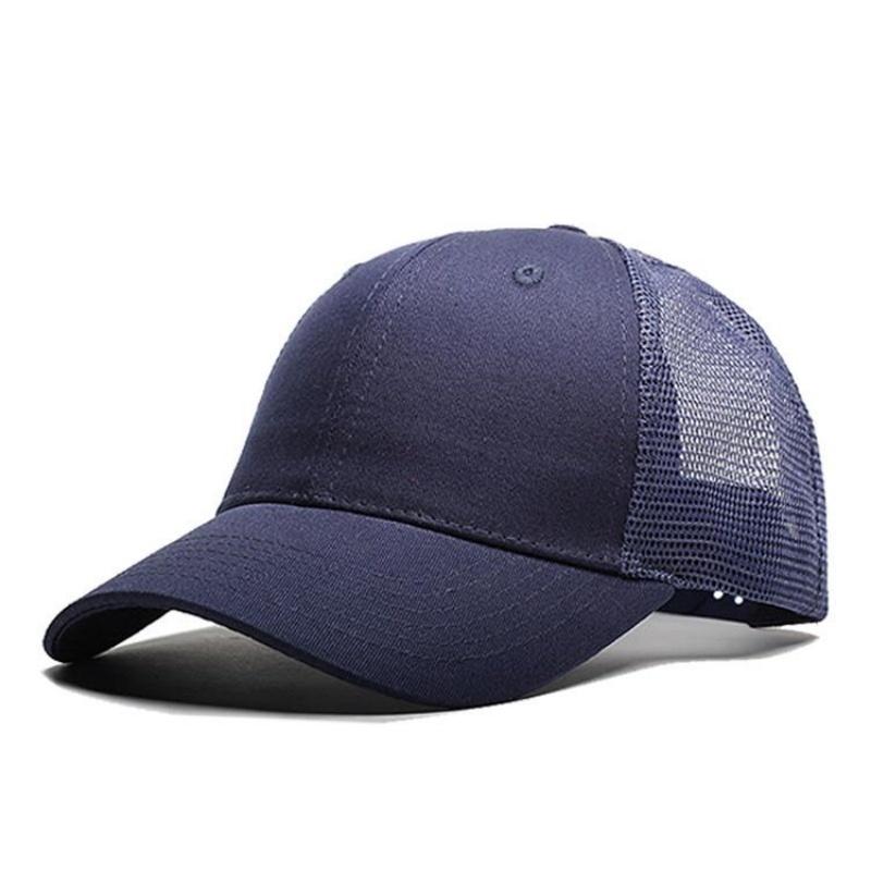 High Quality Mesh Baseball Cap Women Men Summer Cotton Breathable Sunhat Unisex Adjustable Snapback Trucker Hats Male Female