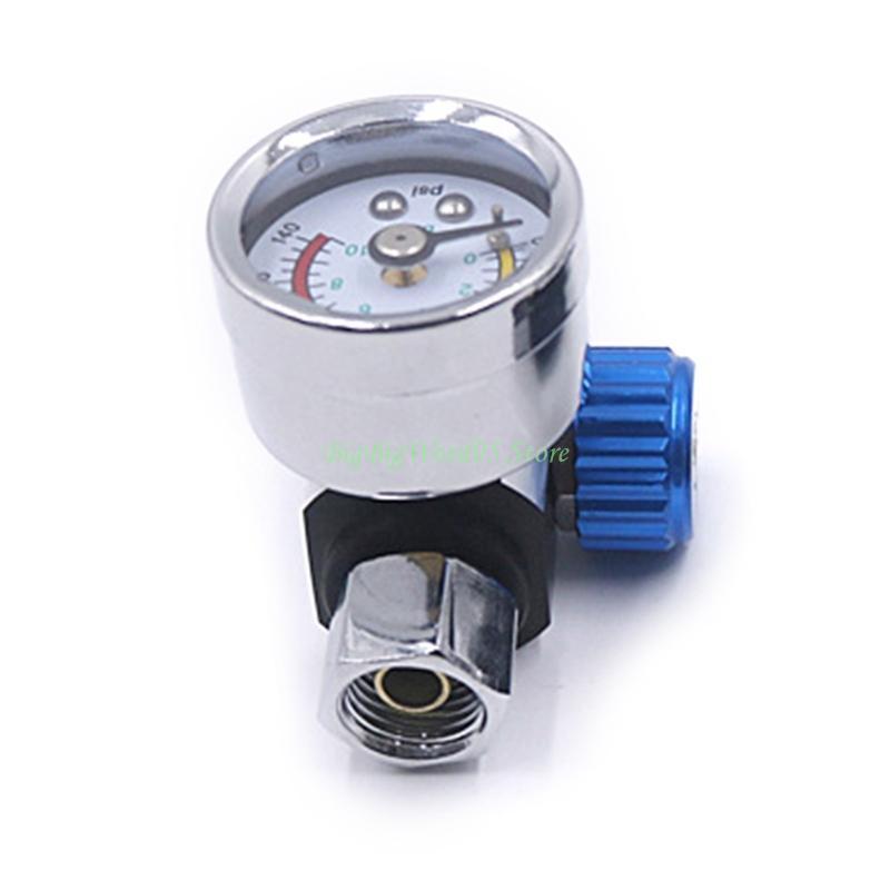 24TE Air Adjusting Regulator for Valve with Pressure Gauge Air Compressor Oil Water Separator for Spray Guns and Pnuematic