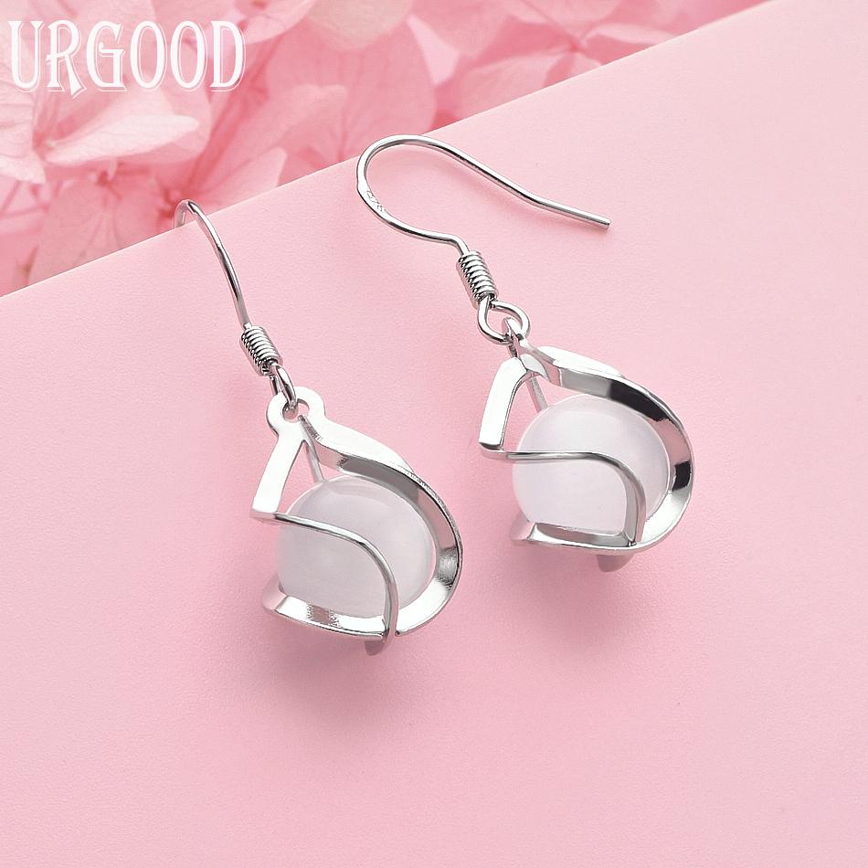 

Серьги из стерлингового серебра 925 пробы с жемчугом 13 мм Свадебные украшения