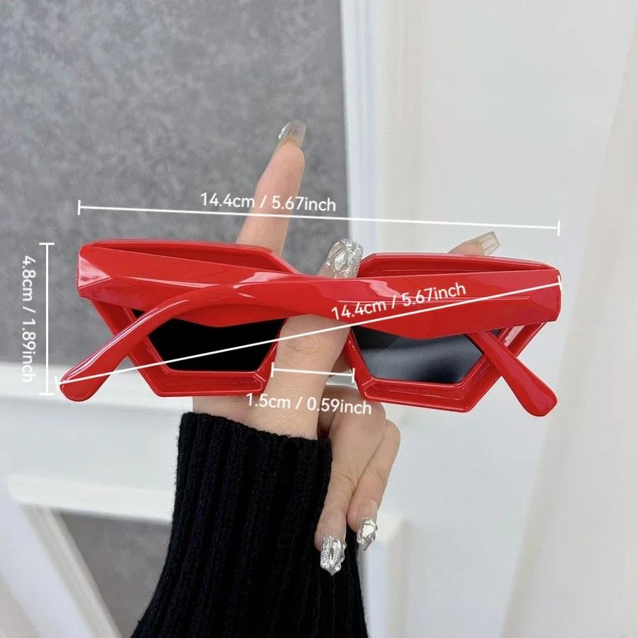 Modische quadratische Sonnenbrille Damen Herren Markendesigner Luxuriöse Sonnenbrille Weiblich Outdoor Casual Reise