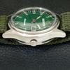 AUTOMATIC VINTAGE SEIKO JAPAN 6309A MENS GREEN COLOR DIAL WATCH A701272-5 R206a-a701272