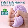 Soft Maltose Dumpling Squishy: Transparent Colorful Squeeze Toy, ASMR Stress Relief Ball, Sensory Fidget Toy for Kids Adults