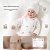 Newborn Baby Pure Cotton Half Bodysuit Top - 2-Piece Summer Set