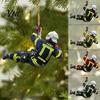 Karneval Anhänger Feuerwehrmann Rüstung Feuerwehr Uniform Auto Rückspiegel Zubehör Weihnachten Silvester Dekoration Baum Zwerg Ornament Hängend