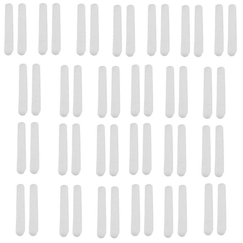 50Pcs Invisible Sweat Absorption Strips Breathable Adhesive Hat Liners Sweatband for Baseball Caps Shirt Clothing Collar