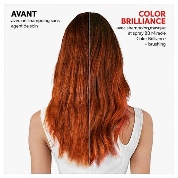 Wella Shampooing revitalisant de couleur Invigo Color Brilliance Cheveux colorés Cheveux épais 1 L - 4064666339290