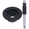 2PCS Compact Worm Gear Kit ABS Oil Pump Pinion for Husqvarna 435 440E 445 450E 340 345 350