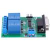 2 Channel Serial Port Relay Module RS232 UART Protocol DB9 Interface Remote Control Switch Board TB3