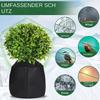 1/3 Pack Frostschutzbeutel für Topfpflanzen Schutzbeutel mit Kordelzug & Reißverschluss Thermischer Topfschutz Garten Frostschutz Werkzeuge