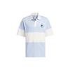 Originals X Monkey Kingdom Short Sleeve Polo Shirt 'Blue White' Men's IP1801