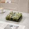 ZISIZ Light Luxury Compartmented Serving Platter with Lids