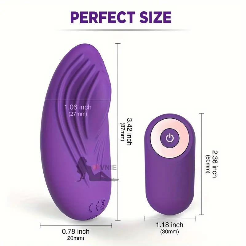 Remote Controlled Clitoral & G-Spot Stimulator - Intimate Dual Action Massager for Women & Couples - Enhances Sensual Playtime