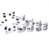 5 Pcs/Set Snowflake Shape Christmas Metal Cookie Cutter Chocolate Soap Mold Baking Tools Kitchen Bakeware Fondant Cake Stencils