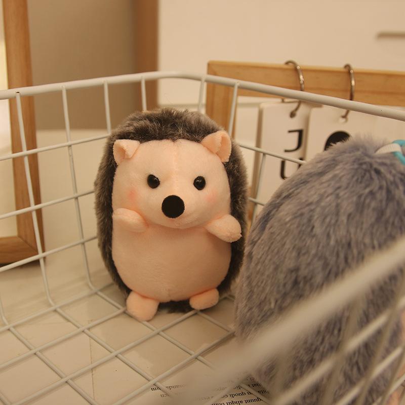 Creative Super Cute Cute Boutique Little Hedgehog Plush Toy Doll Pendant Keychain Baby Accessories Gifts